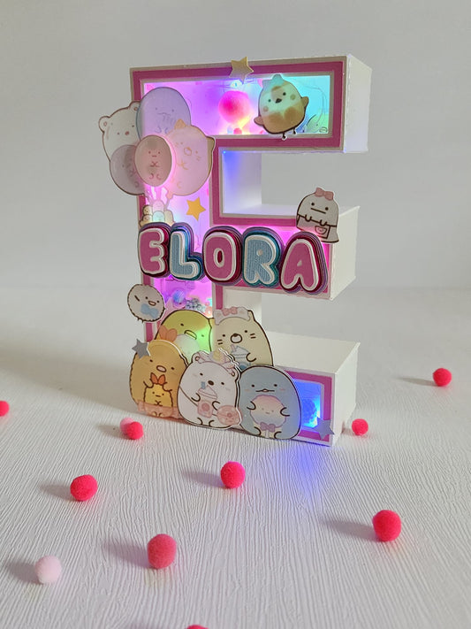 3D Letter and Number Block Standard Size - Sumikko Gurashi