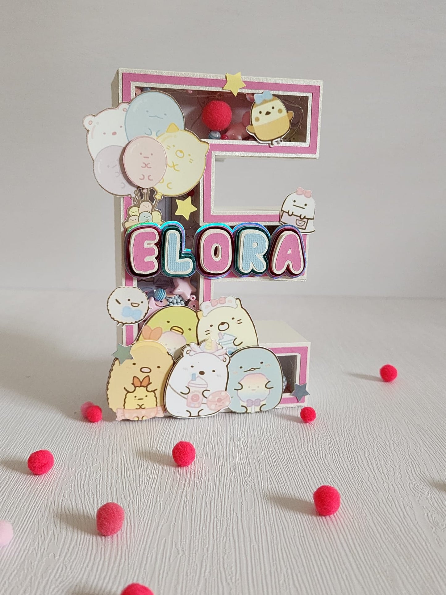 3D Letter and Number Block Standard Size - Sumikko Gurashi