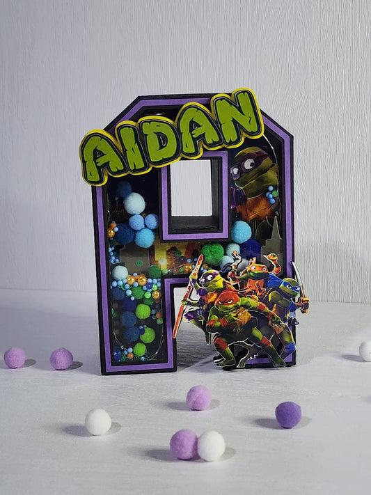 3D Letter and Number Block Standard Size - Teenage Mutant Ninja Turtles: Mutant Mayhem
