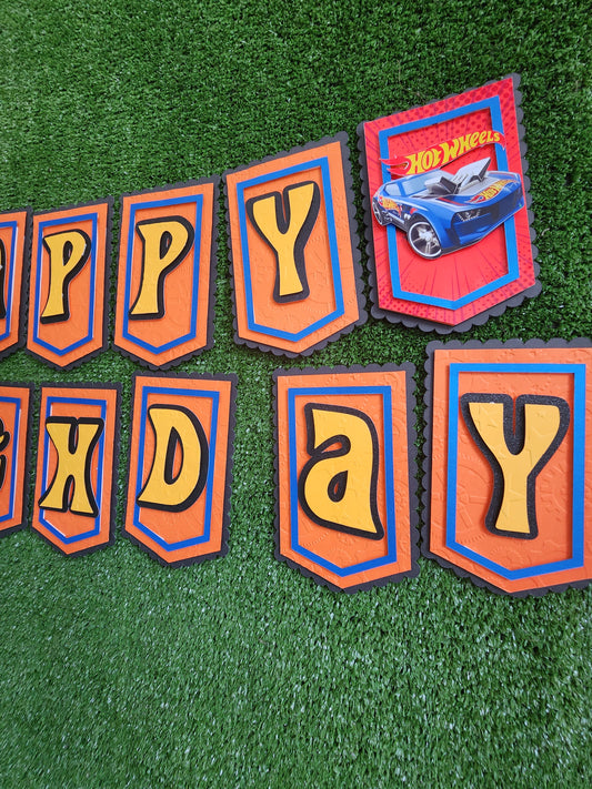 Party Banner - Hot Wheels