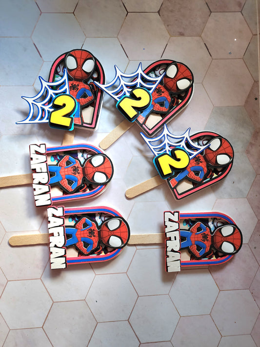 Spidey - Cupcake Toppers