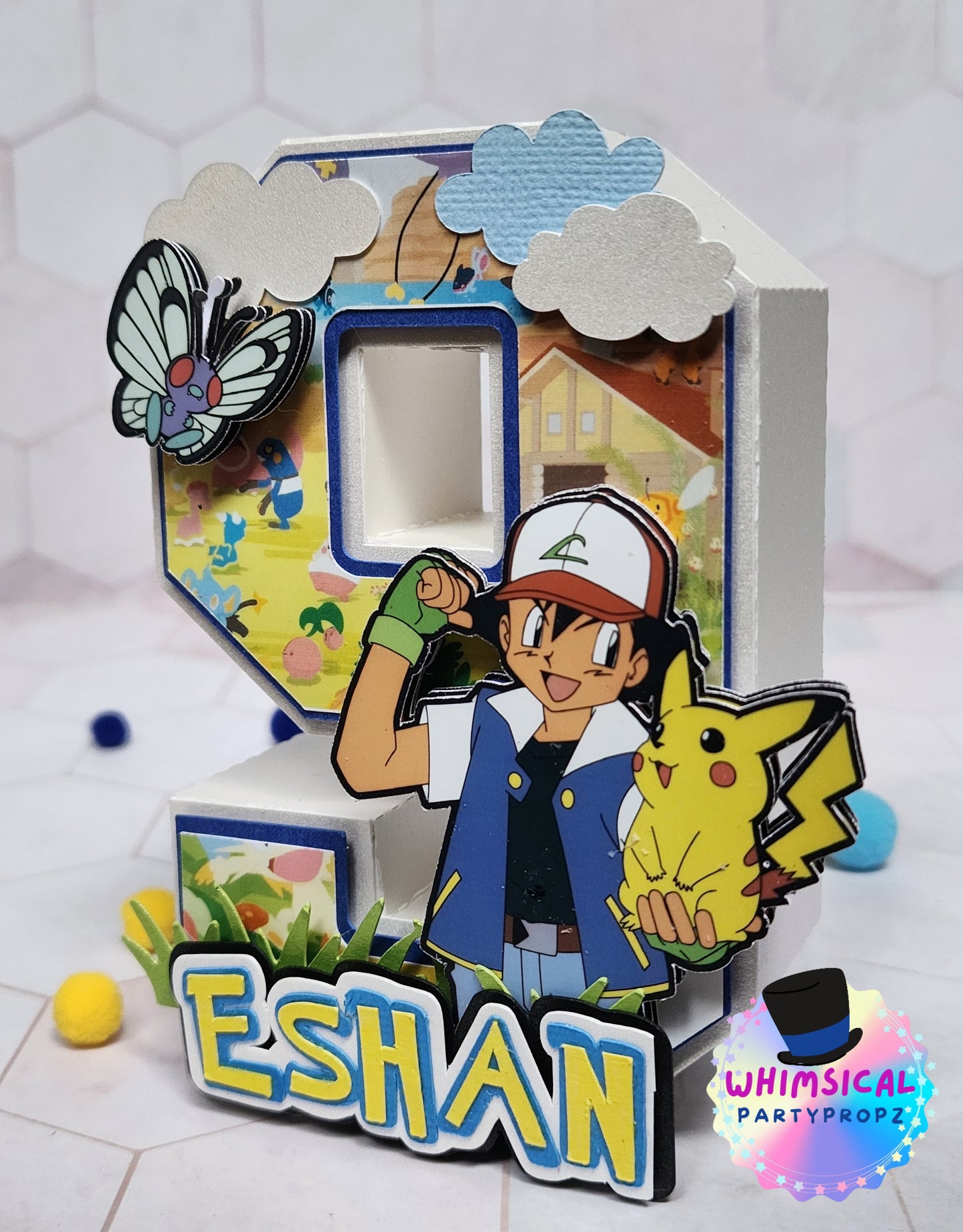 3D Letter - Pika Pika-Chu