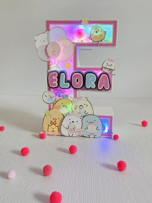 3D Letter and Number Block Standard Size - Sumikko Gurashi