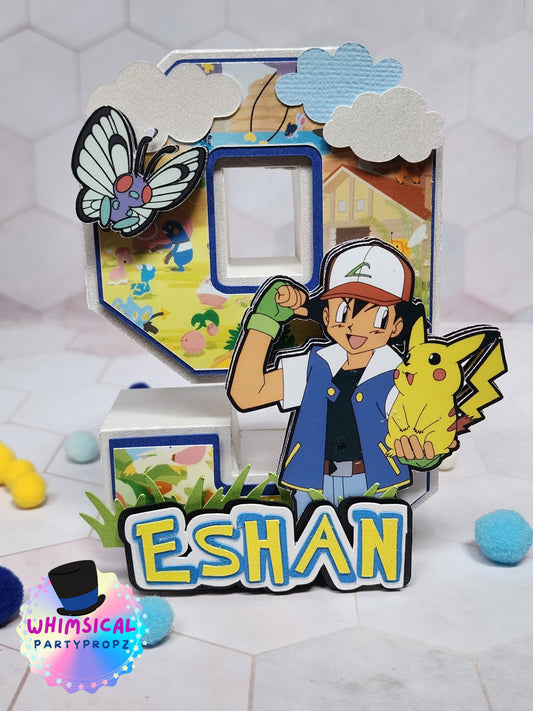 3D Letter - Pika Pika-Chu