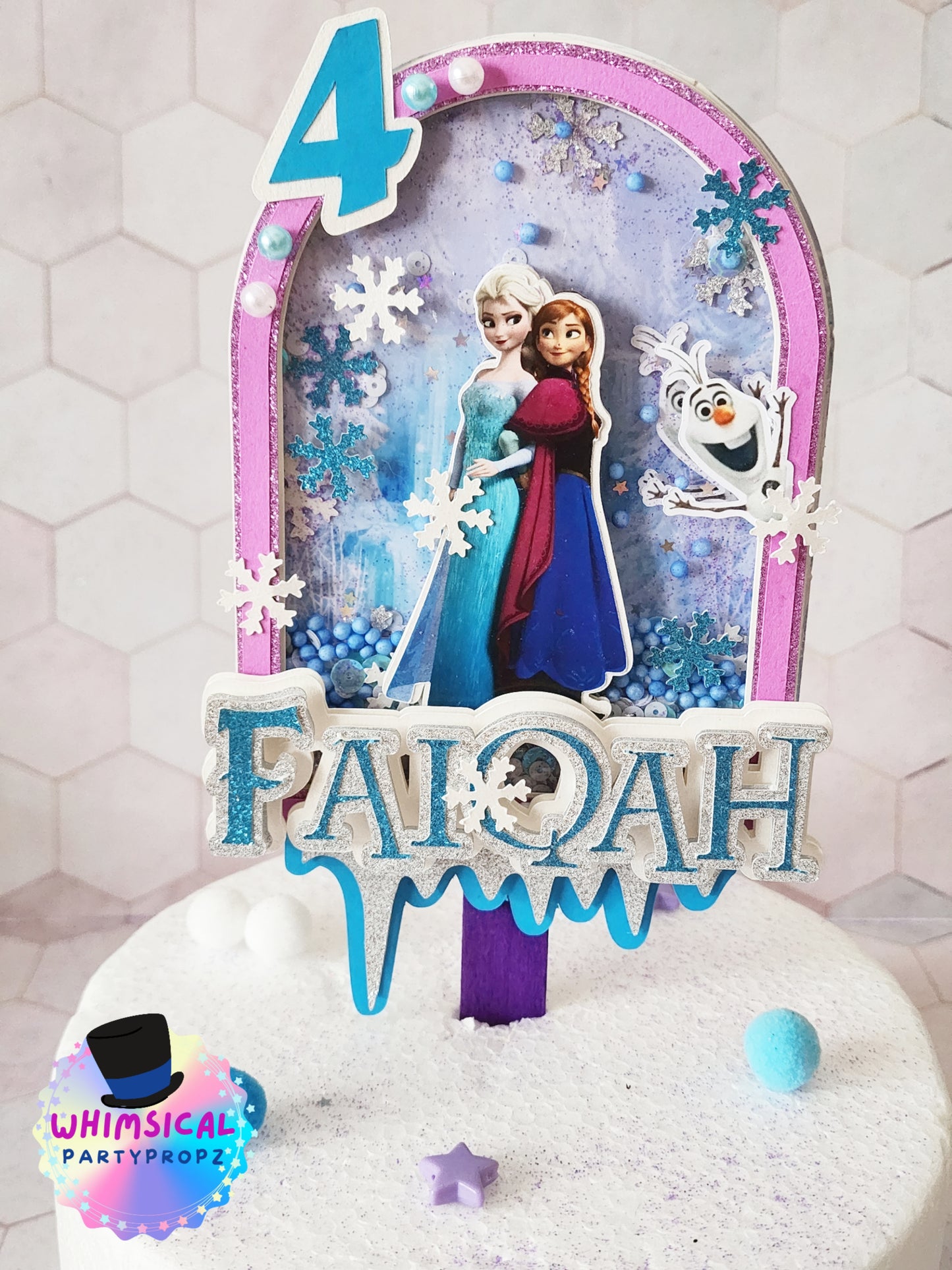 Princess Anna and Princess Elsa, Frozen - Cake Topper