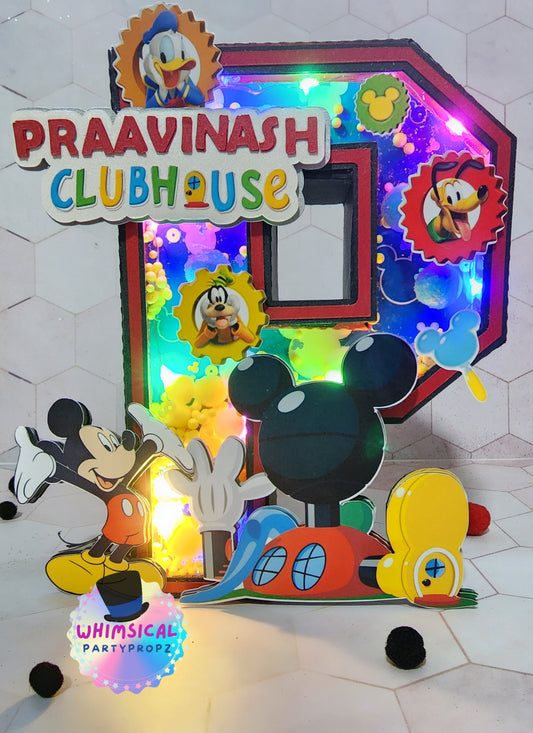 3D Letter and Number Block Standard Size - Mouse Club